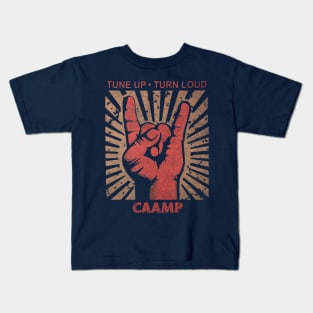 Tune up . Turn Loud Caamp Kids T-Shirt